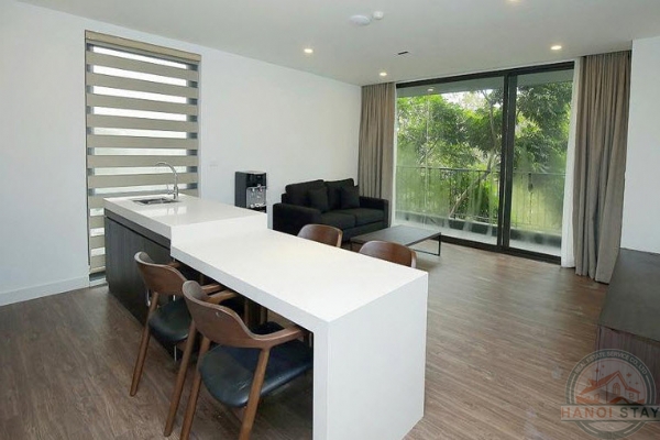 *Contemporary Tay Ho serviced apartment for lease, a combination of modern functions and convenient location* 1