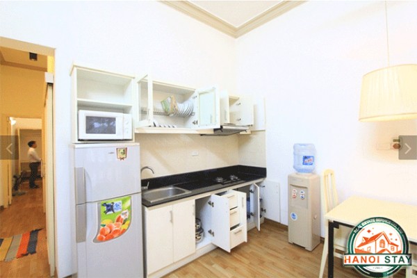 Convenient One Bedroom Apartment for rent in Ba Dinh, Hanoi, Budget Price 4
