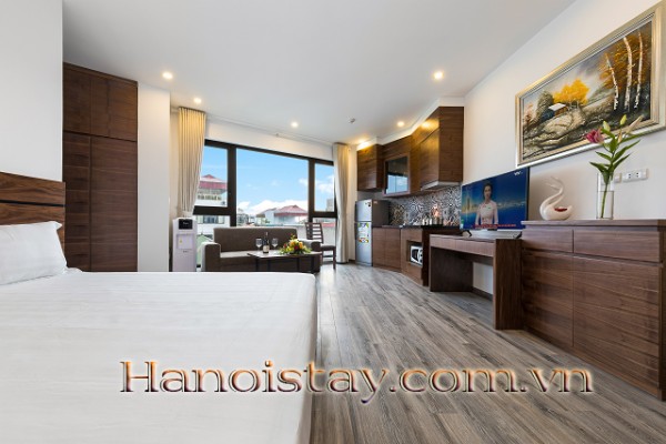 Cozy and Good Price Serviced Apartment Rental Near Hoang Quoc Viet street, Cau Giay 3