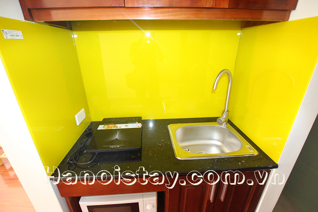 Cozy Studio Apartment Rental in Van Cao street, Ba Dinh 4