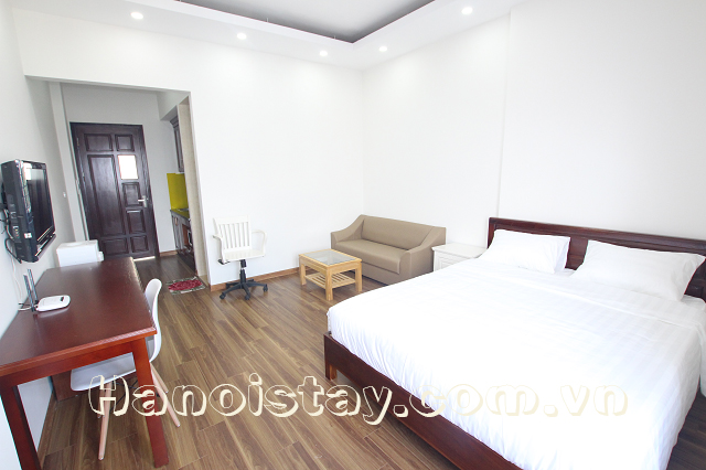 Cozy Studio Apartment Rental in Van Cao street, Ba Dinh 8