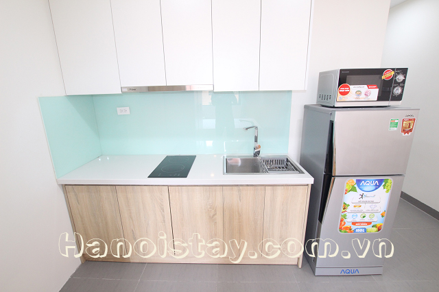 Cozy Studio Type Apartment Rental in Van Cao street, Ba Dinh 9