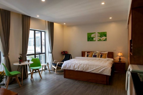 Cozy Studio Type Property Rental in Tu Hoa street, Tay Ho, Big Balcony 12