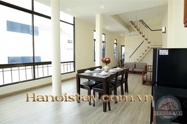 Delightful Duplex Style 02 bedroom Apartment Rental in Truc Bach, Ba Dinh 8