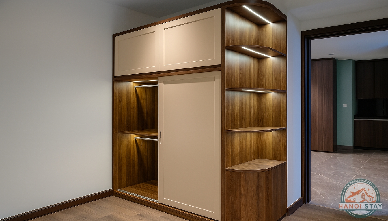 Deluxe 02 BR Apartment for rent in Nguyen Hong Area, Dong Da 5