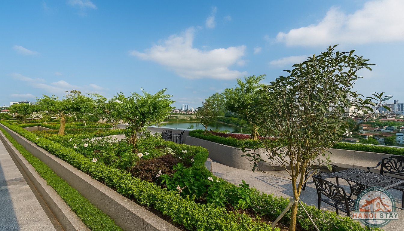 Deluxe 02 BR Apartment for rent in Nguyen Hong Area, Dong Da 5