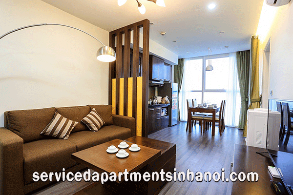 Deluxe One bedroom apartment in Cau Giay st, High floor, Full services 1