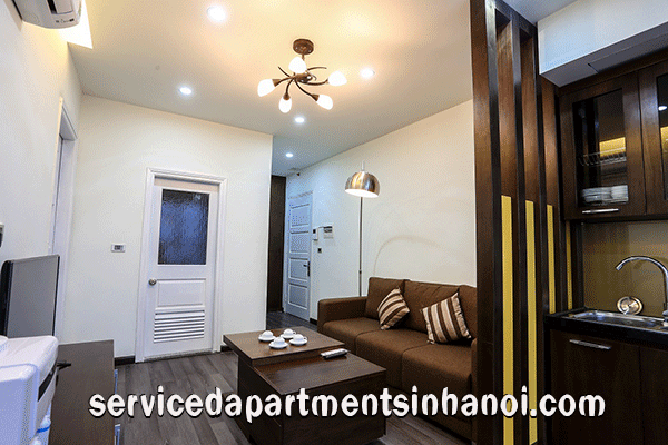 Deluxe One bedroom apartment in Cau Giay st, High floor, Full services 2