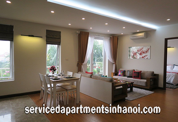 Deluxe One Bedroom Apartment with Nice Garden Rental in Au Co street, Tay Ho 5