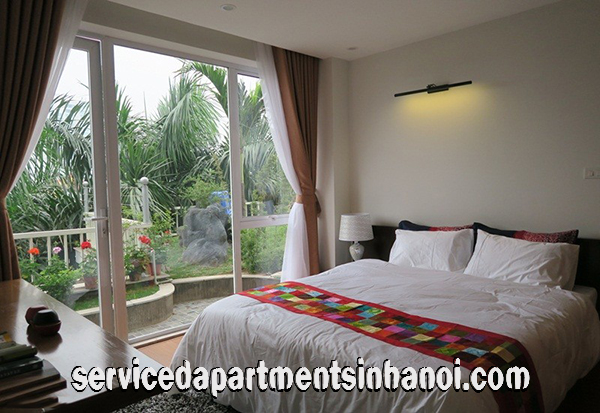 Deluxe One Bedroom Apartment with Nice Garden Rental in Au Co street, Tay Ho 8