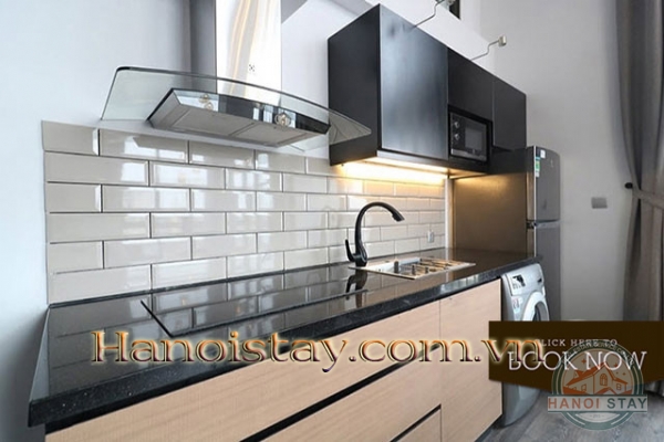 Duplex 02 BR Apartment For Rent in Hanoi - High Ceilings - Chic and Stylish - Incredible View 5