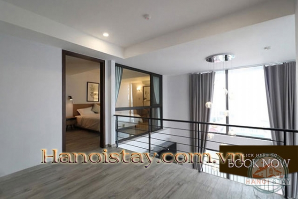 Duplex 02 BR Apartment For Rent in Hanoi - High Ceilings - Chic and Stylish - Incredible View 6