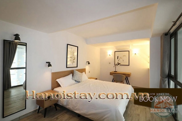 Duplex 02 BR Apartment For Rent in Hanoi - High Ceilings - Chic and Stylish - Incredible View 7