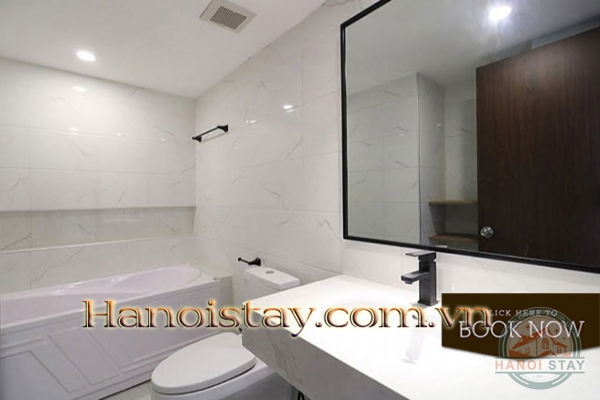 Duplex 02 BR Apartment For Rent in Hanoi - High Ceilings - Chic and Stylish - Incredible View 10