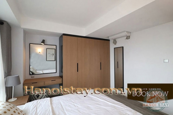 Duplex 02 BR Apartment For Rent in Hanoi - High Ceilings - Chic and Stylish - Incredible View 9