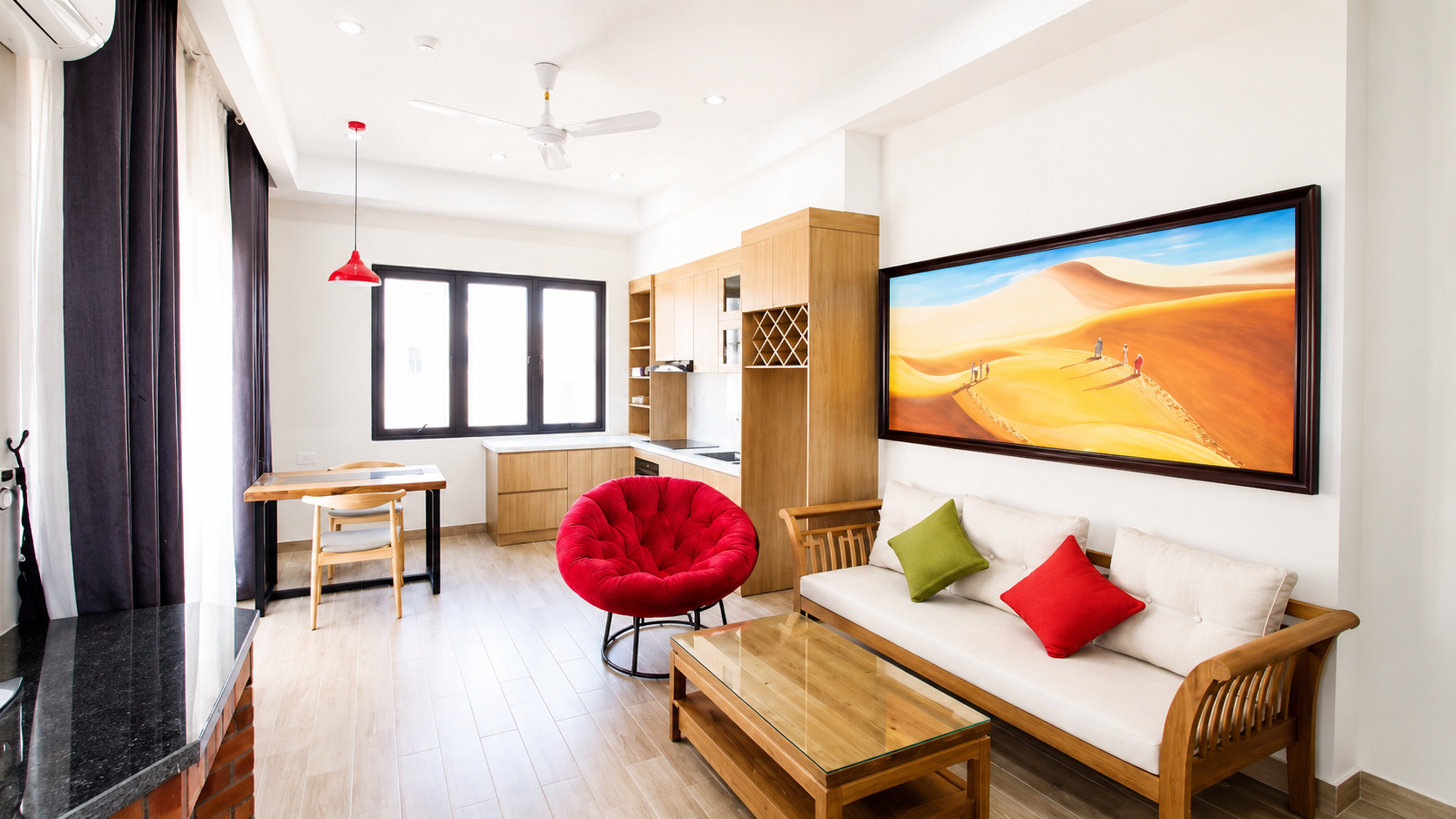 Duplex Apartment for rent in Tu Hoa str, Tay Ho: Centrally located, well equipped, stylish 2 BR