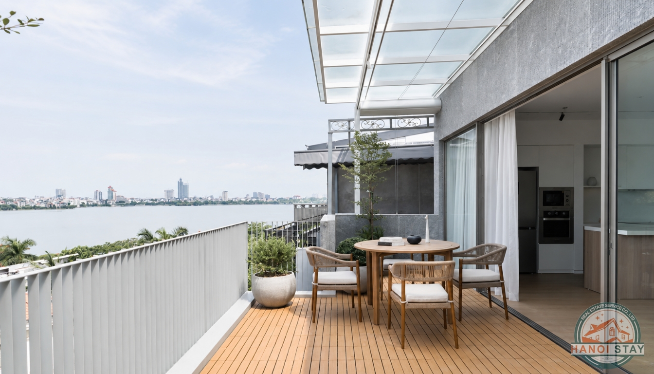 DUPLEX APARTMENT FOR RENT IN VU MIEN AREA, TAY HO 9