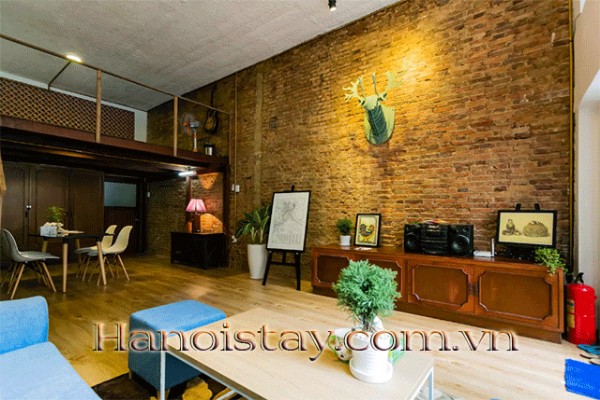 Duplex One Bedroom Apartment Rental in Van Bao street, Ba Dinh 1