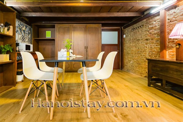Duplex One Bedroom Apartment Rental in Van Bao street, Ba Dinh 4