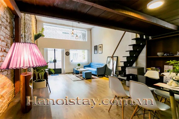 Duplex One Bedroom Apartment Rental in Van Bao street, Ba Dinh 5