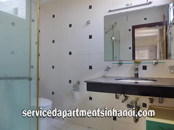 Duplex Three bedroom Apartment for rent in Truc Bach Area, Ba Dinh 11