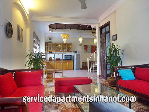 Duplex Three bedroom Apartment for rent in Truc Bach Area, Ba Dinh 2