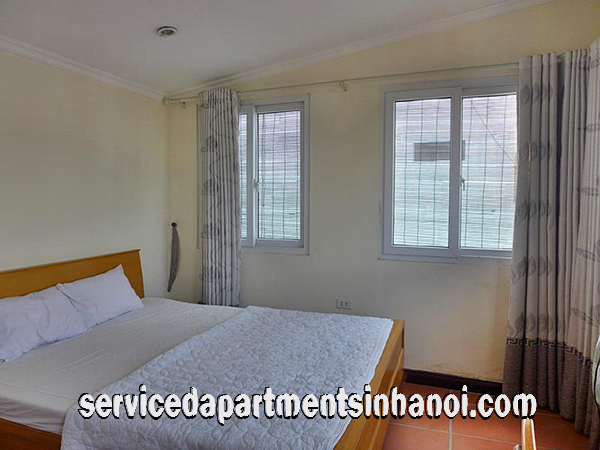 Duplex Three bedroom Apartment for rent in Truc Bach Area, Ba Dinh 9