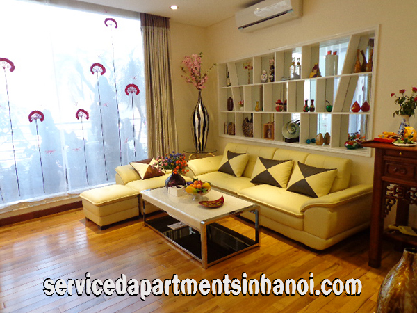 Duplex Three bedroom Serviced Apartment for rent in Kim Ma str, Ba Dinh 1