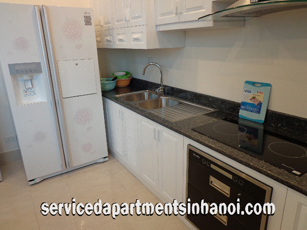 Duplex Three bedroom Serviced Apartment for rent in Kim Ma str, Ba Dinh 3