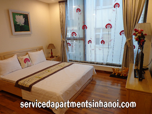 Duplex Three bedroom Serviced Apartment for rent in Kim Ma str, Ba Dinh 6
