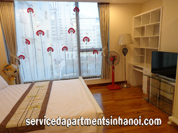 Duplex Three bedroom Serviced Apartment for rent in Kim Ma str, Ba Dinh 7
