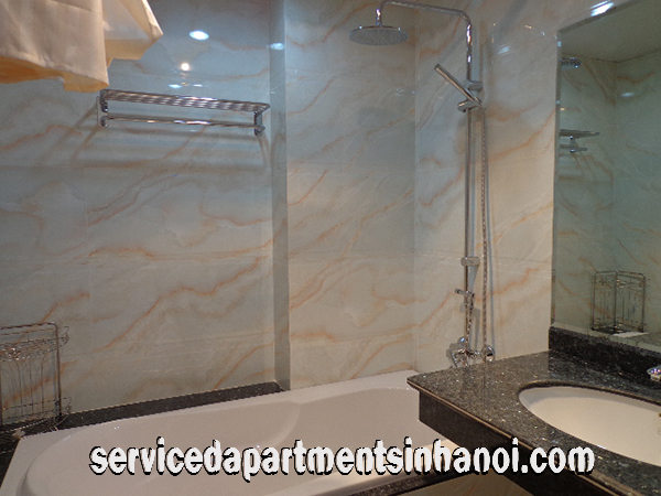 Duplex Three bedroom Serviced Apartment for rent in Kim Ma str, Ba Dinh 9