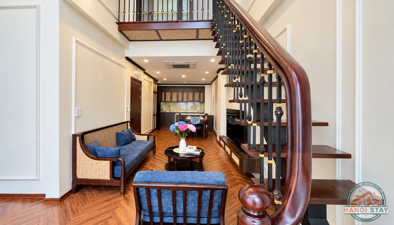 Elegant 01 BR Apartment for Rent near Truc Bach Area, Ba Dinh – A Charming Home in Hanoi 1