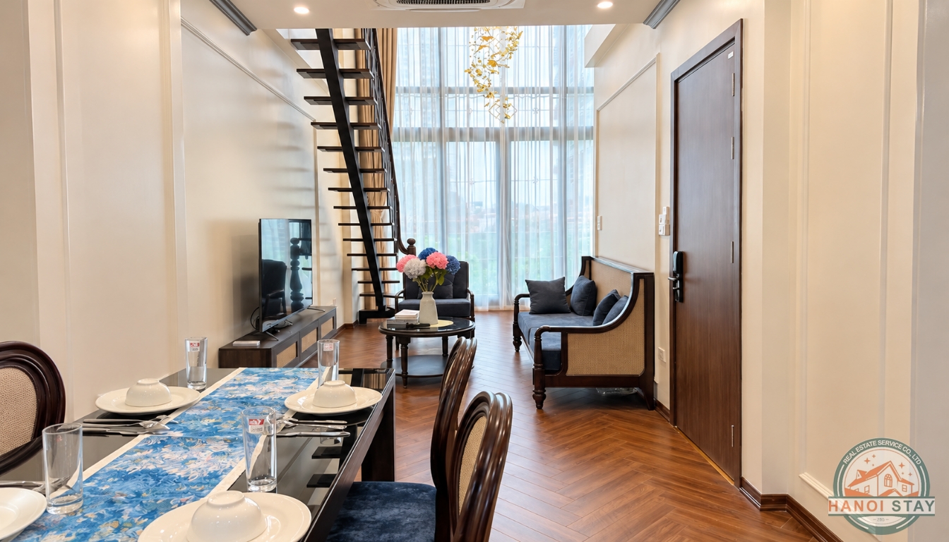 Elegant 01 BR Apartment for Rent near Truc Bach Area, Ba Dinh – A Charming Home in Hanoi 2
