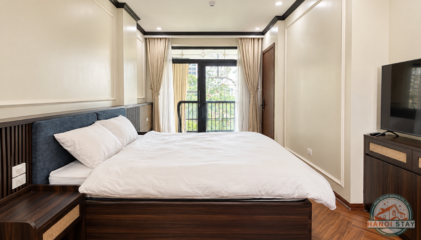 Elegant 01 BR Apartment for Rent near Truc Bach Area, Ba Dinh – A Charming Home in Hanoi 1
