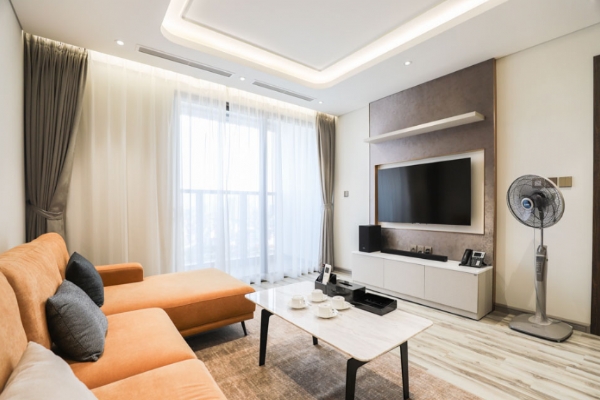 Elegant 2BR Apartment in Giang Vo, Ba Dinh: Luxury with Gym & Pool