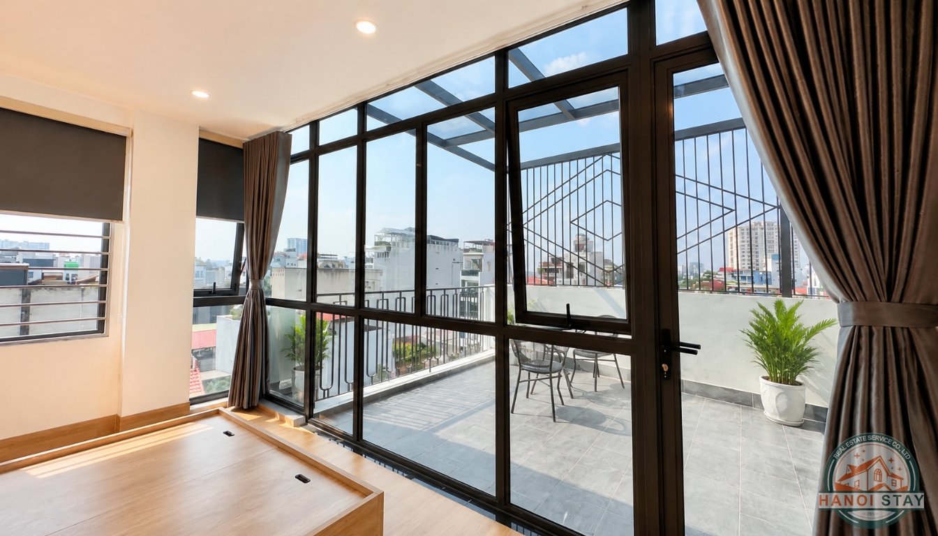 Elegant 3BR Apartment with Balcony & Terrace in Long Bien, Good Price 7