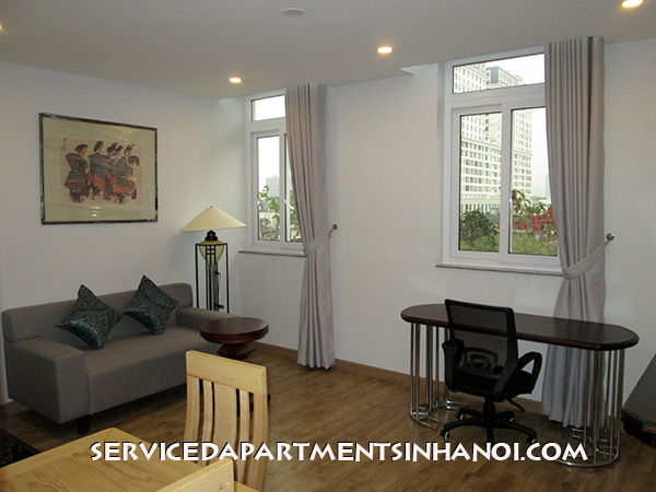 Elegant serviced apartment for rent near Kim Ma street, Ba Dinh 6