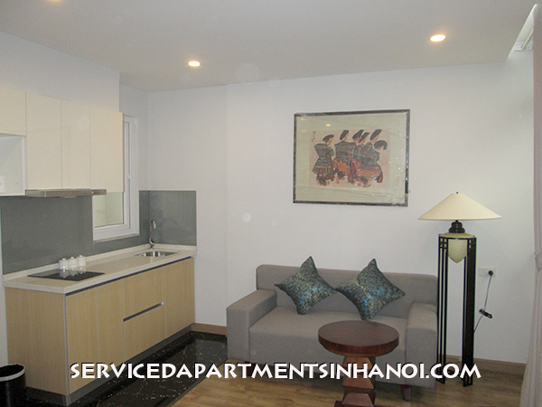 Elegant serviced apartment for rent near Kim Ma street, Ba Dinh 7