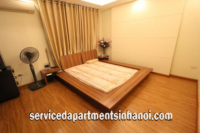 Elegant Three Bedroom Apartment for rent in Giang Vo street, Ba Dinh 12