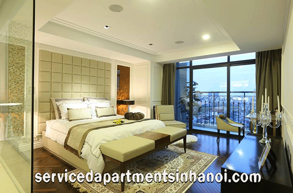 Elegant Three bedroom apartment Rental in Hoang Thanh Tower, Hai Ba Trung 14