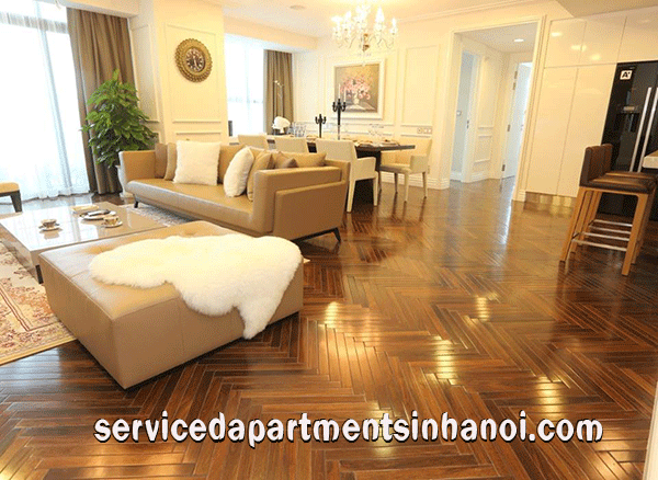 Elegant Three bedroom apartment Rental in Hoang Thanh Tower, Hai Ba Trung 6