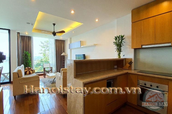 Enjoy High Quality two bedroom apartment in Truc Bach Area, Ba Dinh, Very Nice View 2