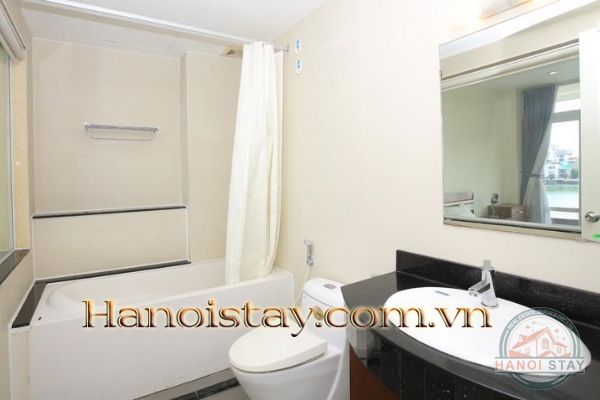 *Enjoy living in the ultimate Lake View 03 Bedroom Apartment rental in Quang An street, Tay Ho* 21