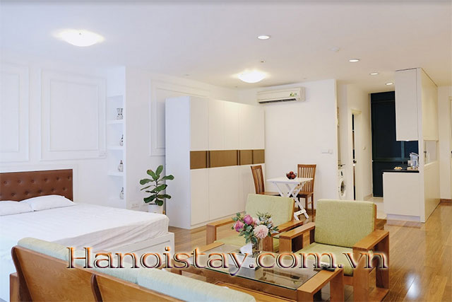 Enjoy Modern Serviced Apartment Rental Near Truc Bach Lake 3