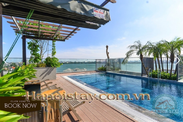 *Enjoy the cosmopolitan lifestyle with this perfect Lake View Luxury Tay Ho apartment, Big Terrace & Pool* 3