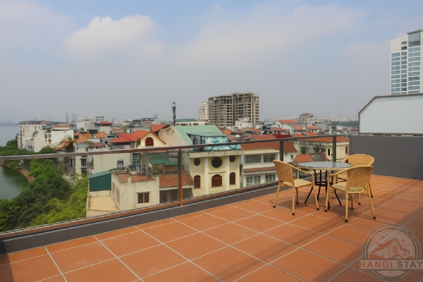 Enormous Balcony, Lake View, Stunning 2 BR Apartment for rent in Tay Ho District 1