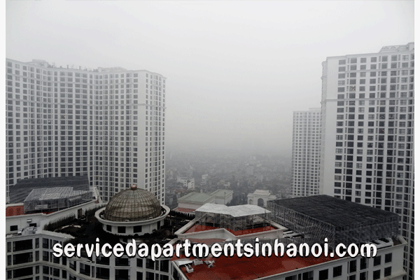 European style Two bedroom Apartment for rent in R1 Tower, Vinhomes Royal City 1