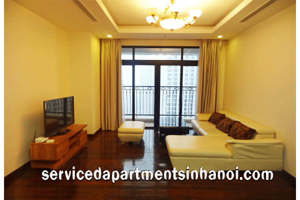 European style Two bedroom Apartment for rent in R1 Tower, Vinhomes Royal City 2