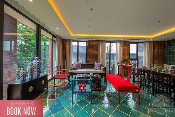 Exceptionally Unique: Light-Filled 4-BR Apartment for Rent in Dang Thai Mai, Tay Ho 3